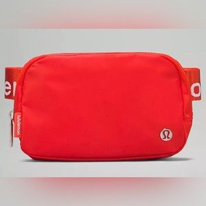 🔥NEW🔥Lululemon Everywhere Belt Bag 1L Solar Orange White NWT  *IN HAND*